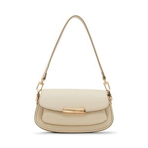 5367 East West Shoulder Bag with Convertible Strap, Parchment